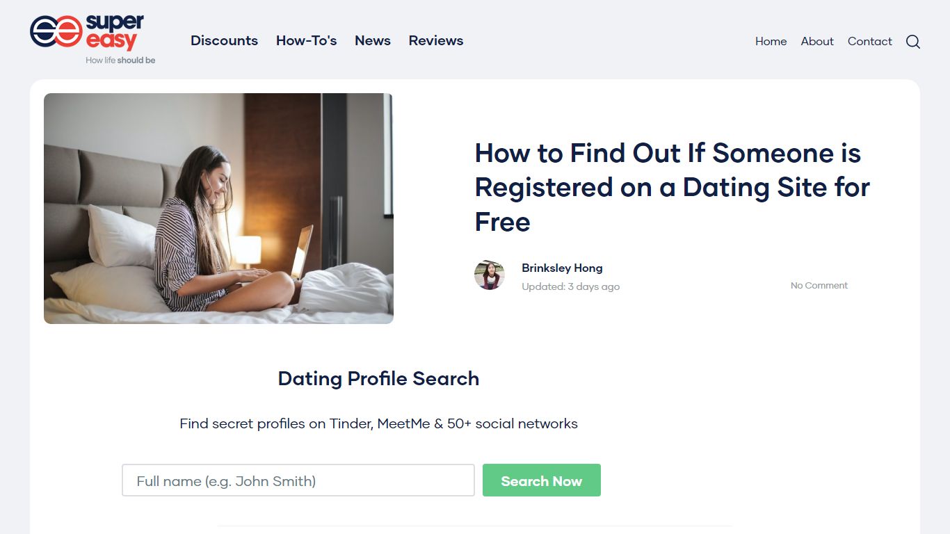 How to Find Out If Someone is Registered on a Dating Site Free